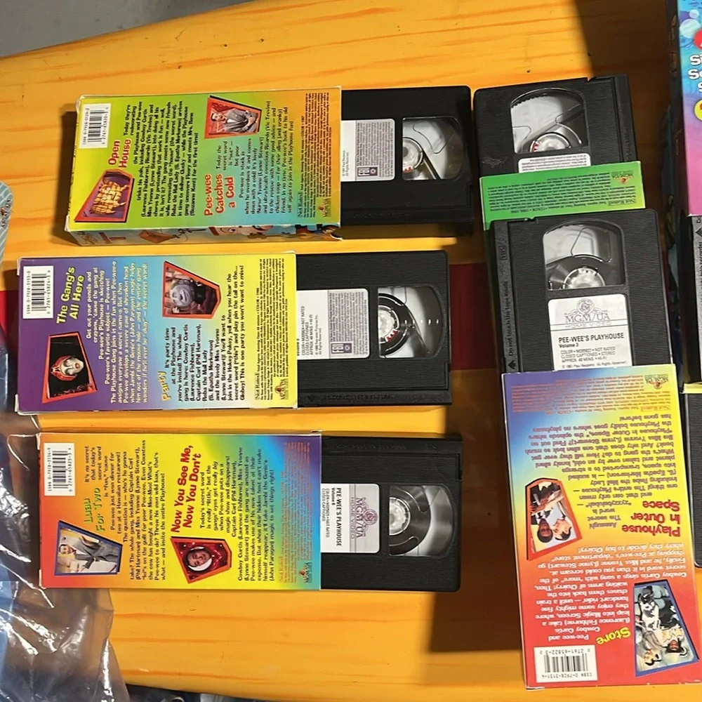 1996 Pee-Wee’s Playhouse Volumes 1-8 VHS TAPE Box Set Plus Three extra - Picture 5 of 7